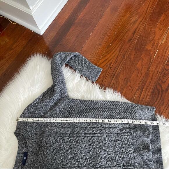 GAP Heather Black Charcoal Sweater Basic Size Medium - Picture 6 of 6